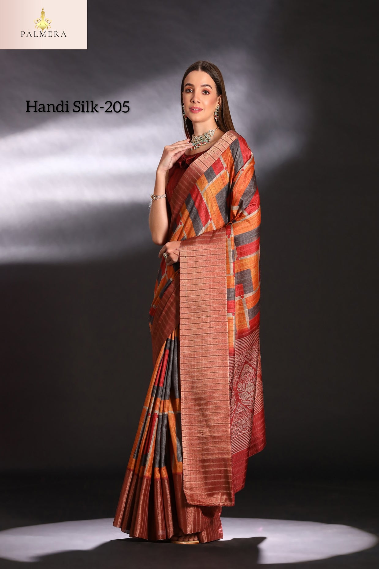 Handi Silk Handloom Silk Saree with Blouse for Premium Ethnic and Traditional Wear | ALL-HANDI SILK VOL-02