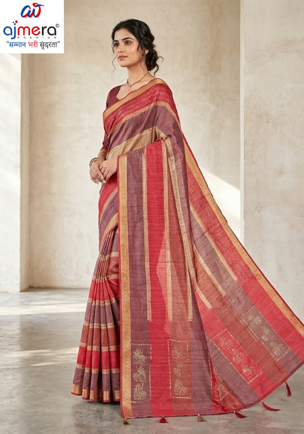 Exclusive Jacquard Silk Saree with Blouse Piece for Premium Cultural Wear | DNA-PENAL SILK