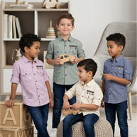Wholesale Boys Imported Lycra Shirt Collection | VNA-N698