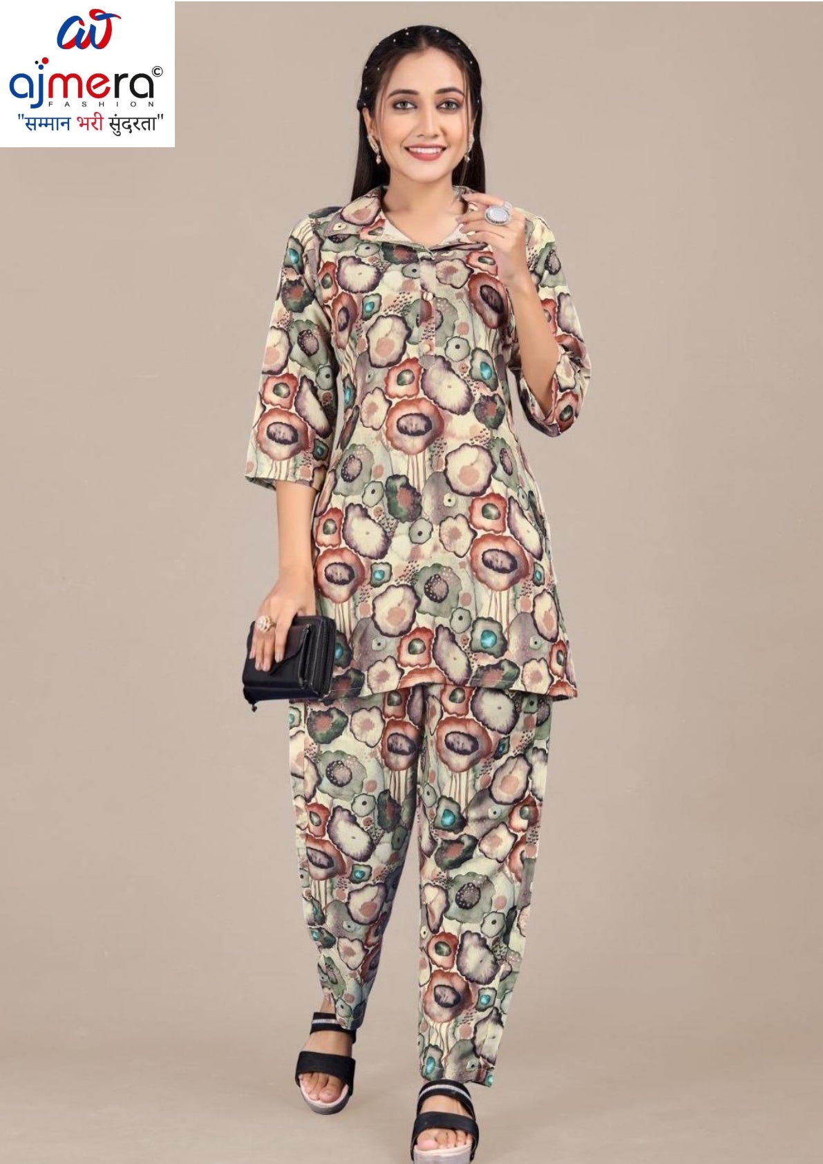 Designer Stylish Co-Ord Kurti Set for Women | GNC-HETALI