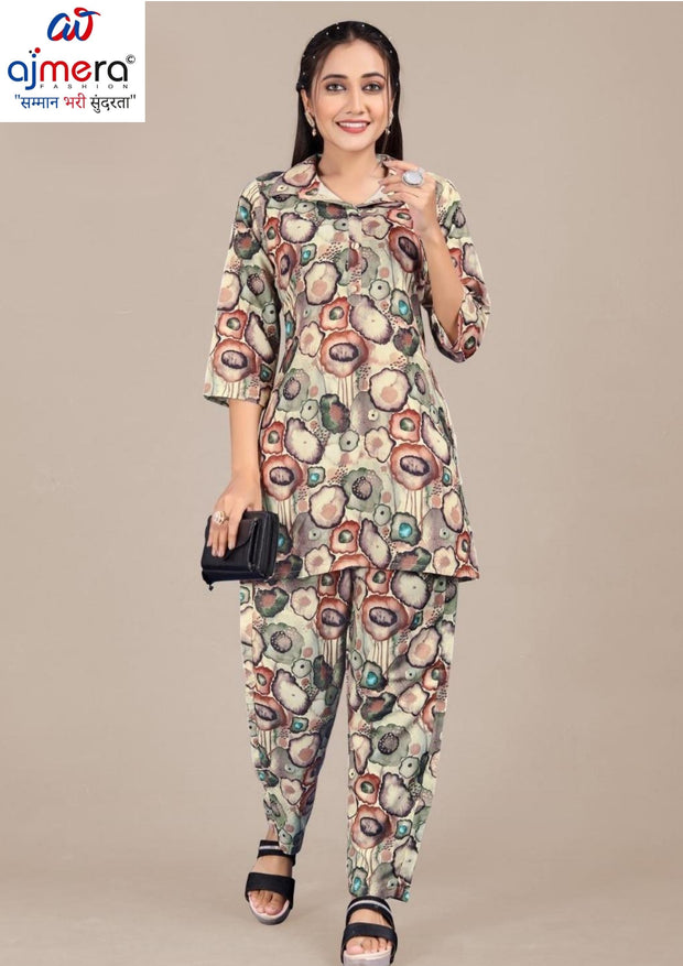 Designer Stylish Co-Ord Kurti Set for Women | GNC-HETALI