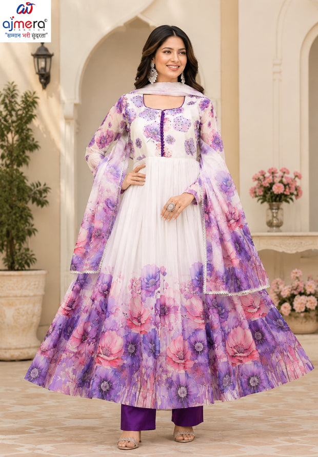 Elegant Georgette Designer Party Wear Gown for Women | KTX-2020