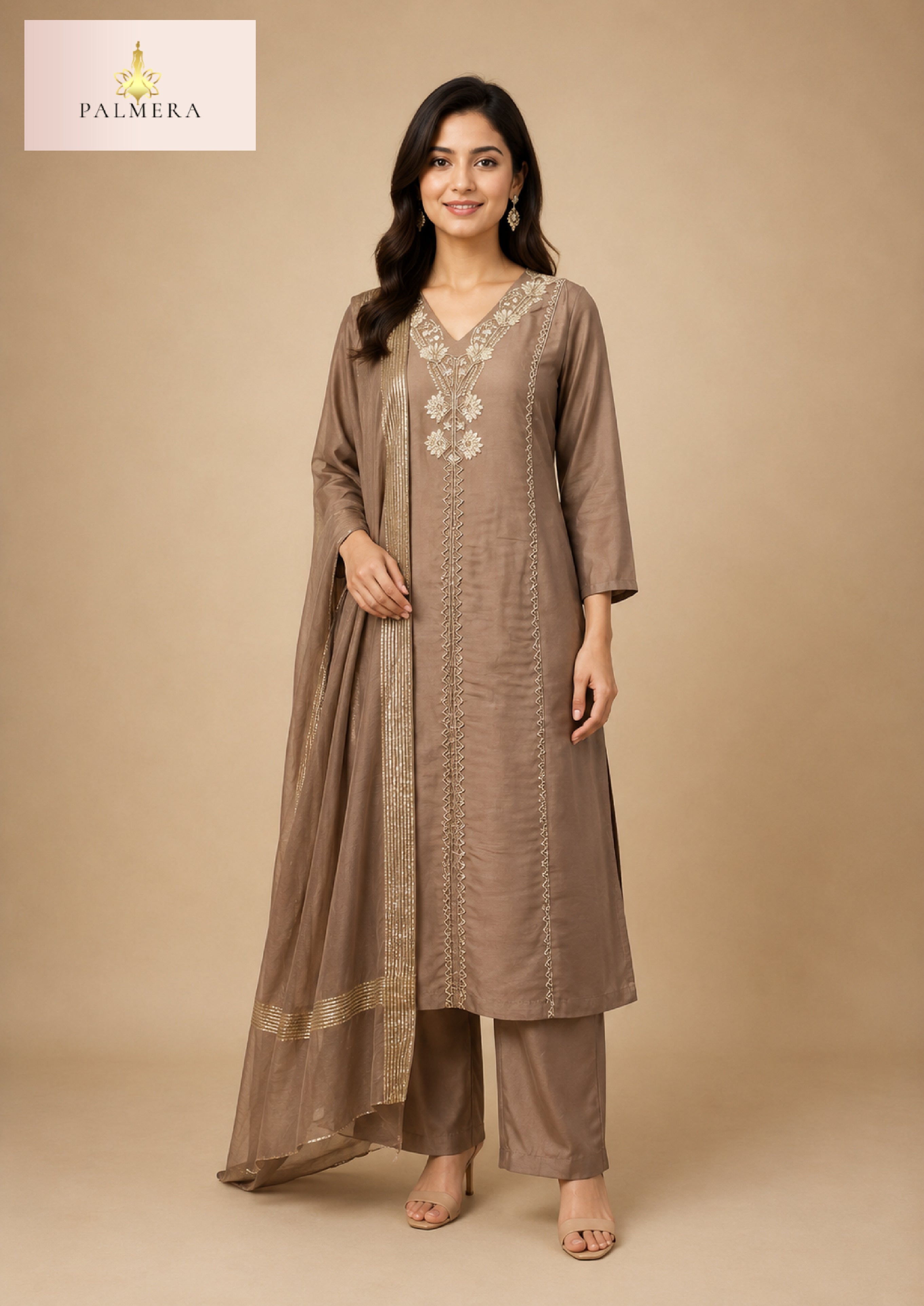 Elegant Designer Palmera Kurti Set for Women | MIK-367A