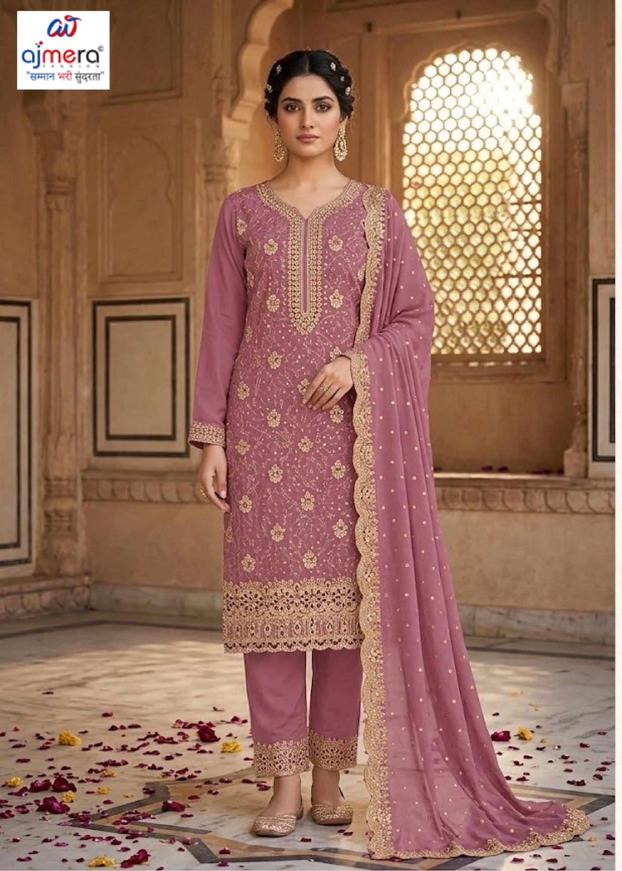 Designer Unstitched Suit Fabric | YF-MOUSAM ZOYA