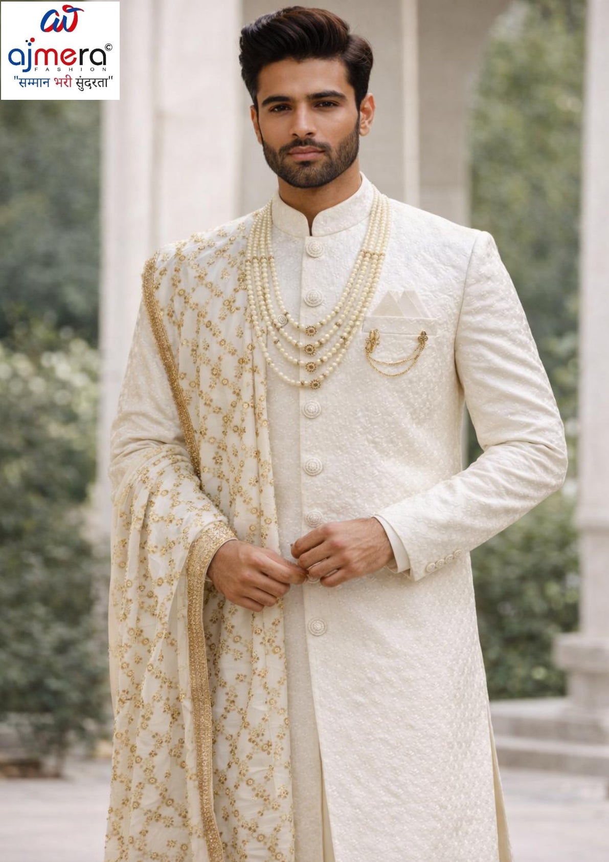 Mens Sherwani Manufacturer for Distributors | SNA-MSW11200