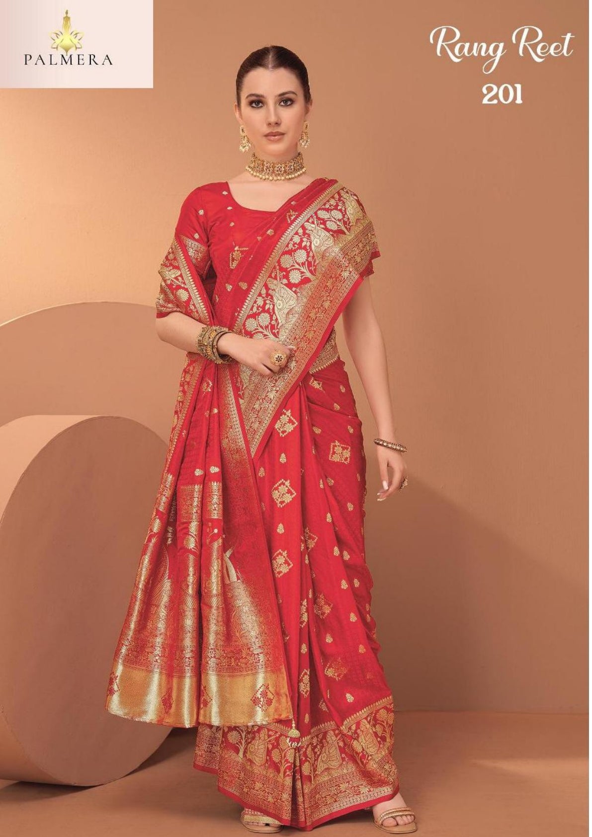 Palmera Saree Manufacturer and Palmera Saree Supplier | ALL-RANG REET VOL-02