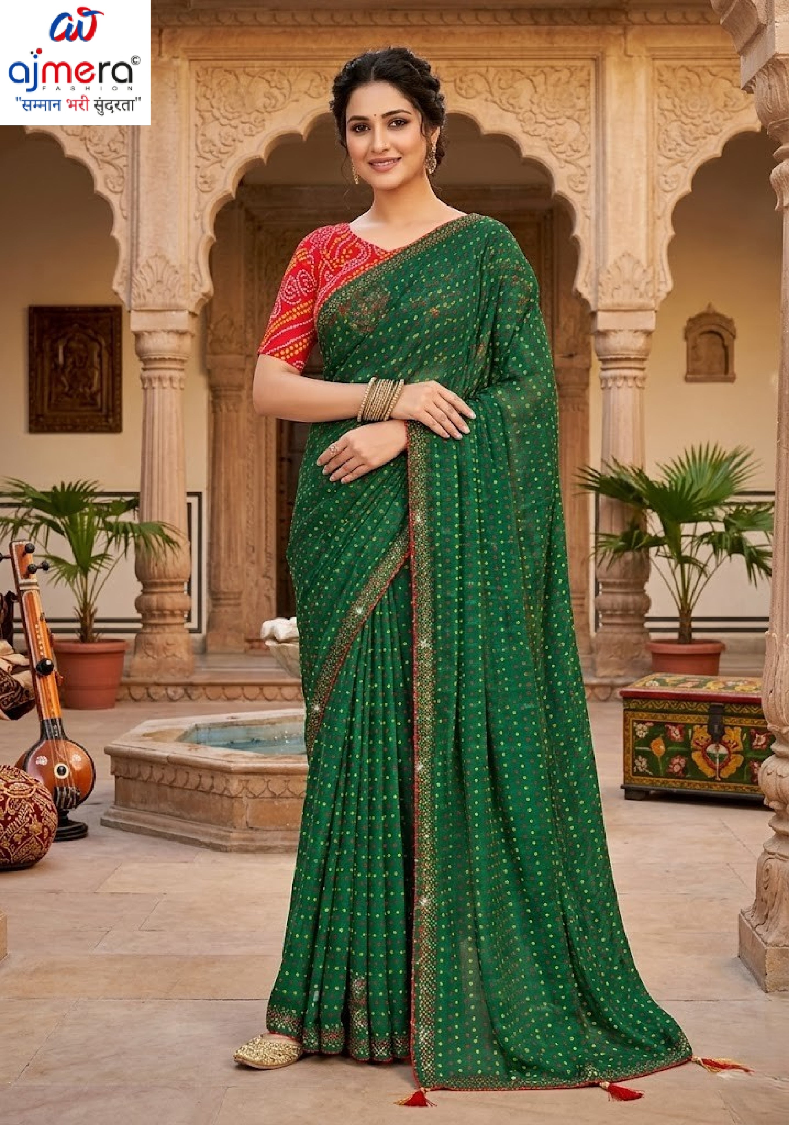 Designer Printed Saree with Blouse Piece for Special Occasions | SYF-RASAM VOL-01