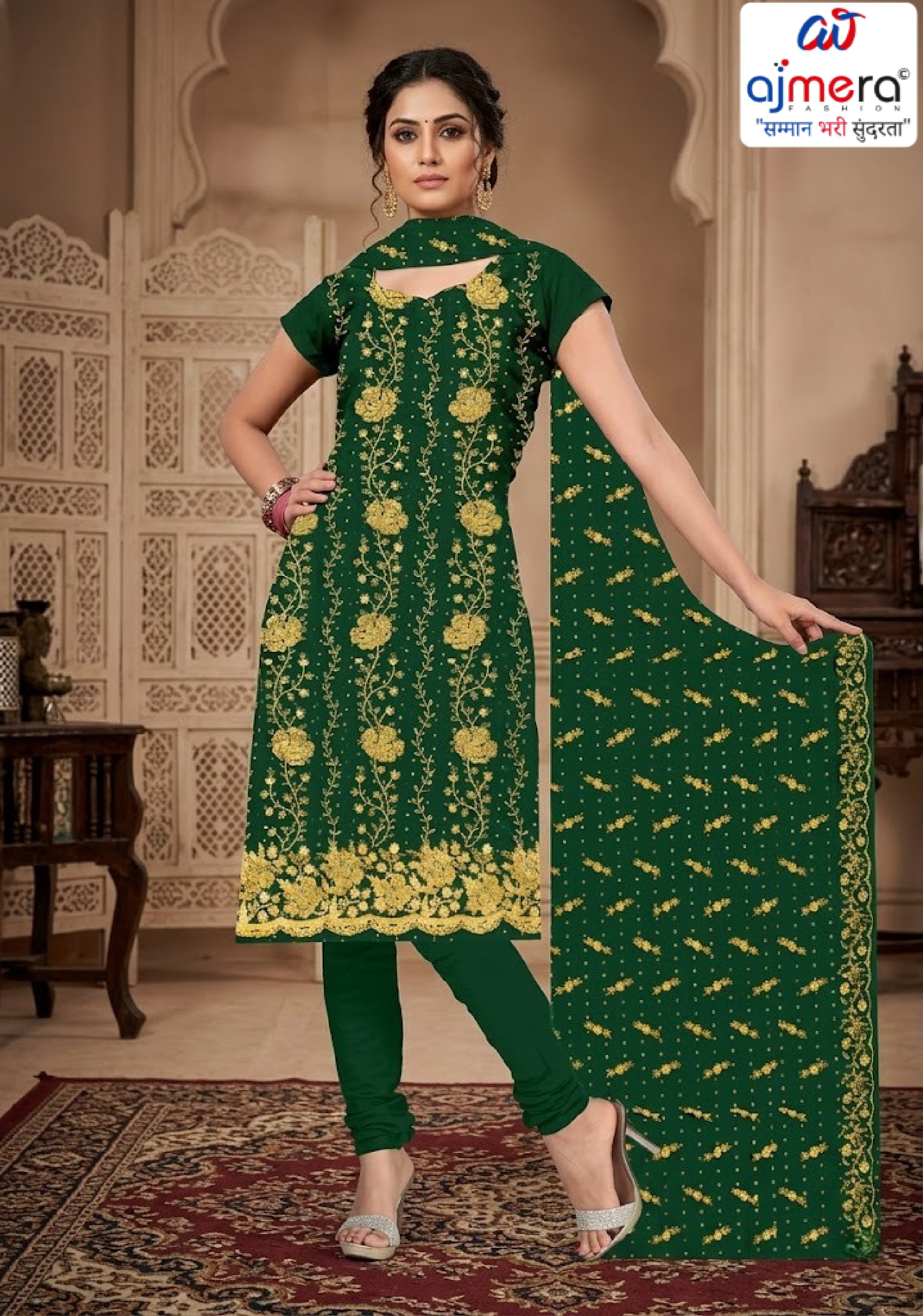 Bulk Unstitched Suit for Garment Distributors | RID-VYAPAAR-4