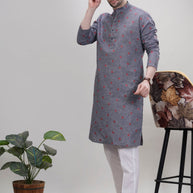 Premium Men's Kurta & Pajama for Wedding & Festive Wear | SNA-MKP12893