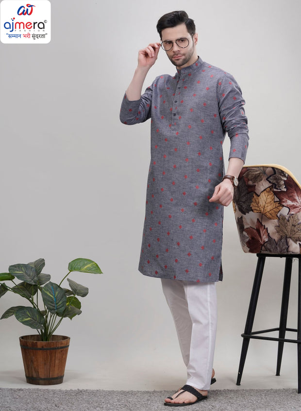 Premium Men's Kurta & Pajama for Wedding & Festive Wear | SNA-MKP12893