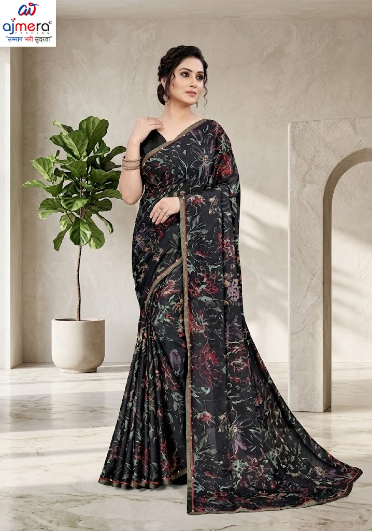 Designer Printed Saree with Blouse Piece for Special Occasions | RDD-NAYRA
