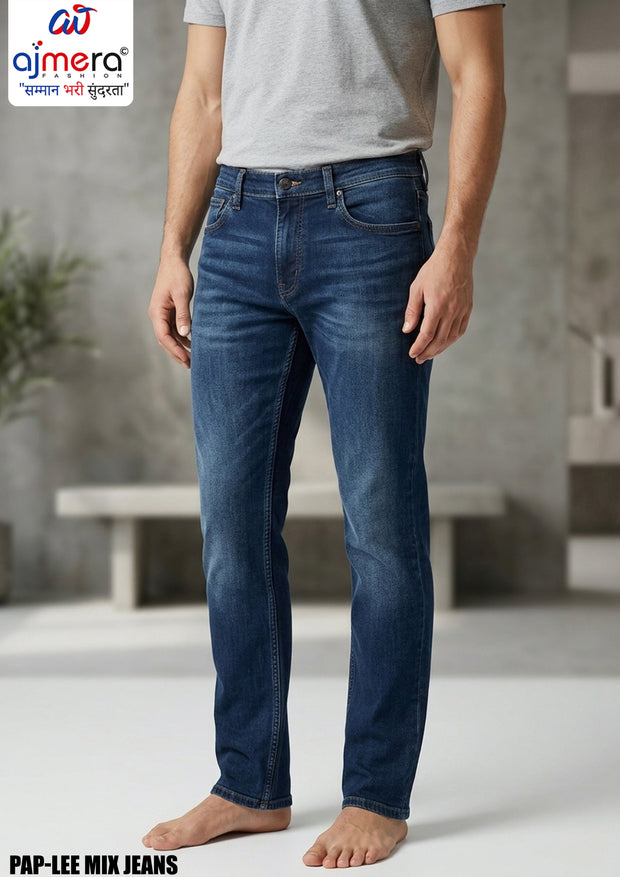 Premium Men's Jeans for Casual & Everyday Wear | PAP-LEE MIX JEANS