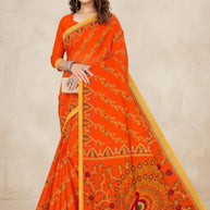 Pure Cotton Saree with Without Blouse for Premium Ethnic and Traditional Wear | TLS-PREETY SILK