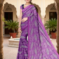 Lycra Dyed Matching Saree Supplier with Blouse Piece for Premium Ethnic and Traditional Wear | ATF-SUPRIYA