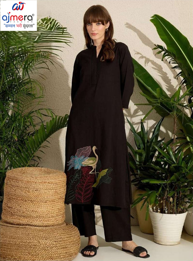 Designer Premium Ethnic Kurti Set for Women | INDO-KS0BK11458