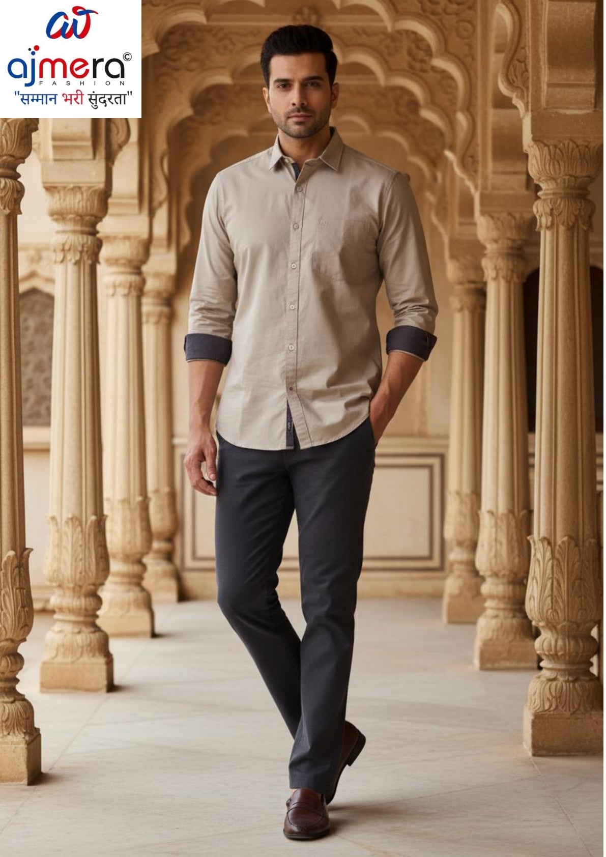 Mens Shirt Wholesale Supplier India | NSE-AJ106