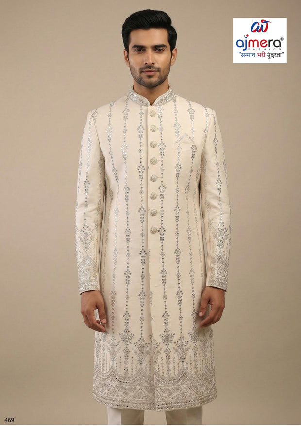 Mens Sherwani Wholesaler for Distributors | SNA-MSW11149