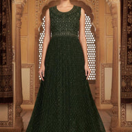 Designer Georgette Gown for Women | Readymade Gown Wholesale | SHP-SANAYA