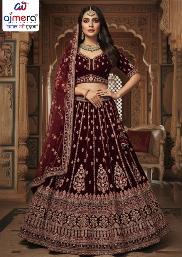Best Velvet Lahenga Manufacturer in India | SRY-SHANU