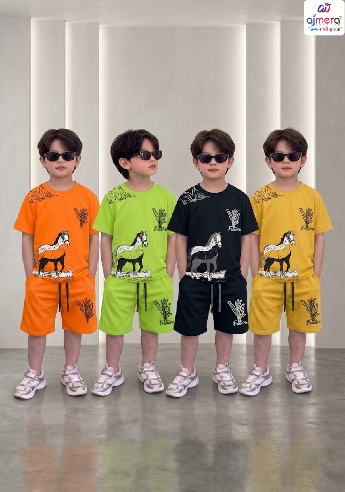 Wholesale Boys Cotton Co-Ord Set | VMF-1517
