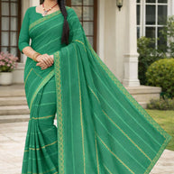 Printed Dyed Matching Saree with Blouse Piece for Premium Ethnic and Traditional Wear | RAL-VPM-1
