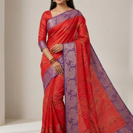 Designer Cotton Saree with Without Blouse for Premium Ethnic and Traditional Wear | NDN-HANDLOOM SAREE-426