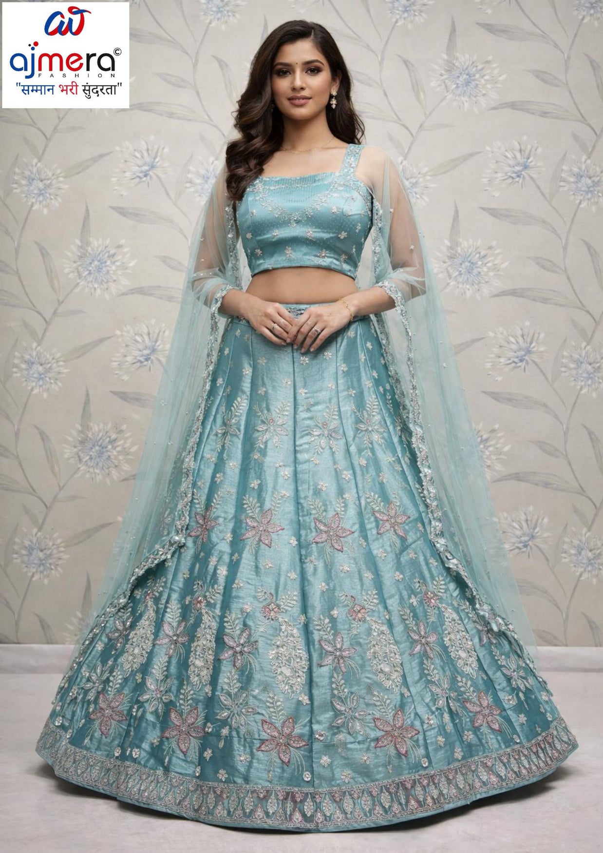 Jimmy Embroidery Work Lehenga Choli Manufacturer Supplier Exporter|ADD-SOLVE-4