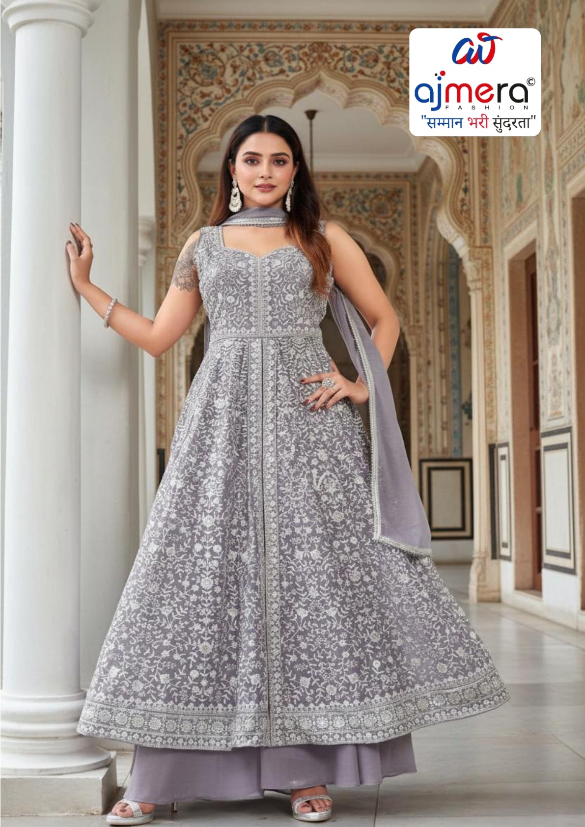 Designer Georgette Gown for Women | JNX-GARIMA17-XL