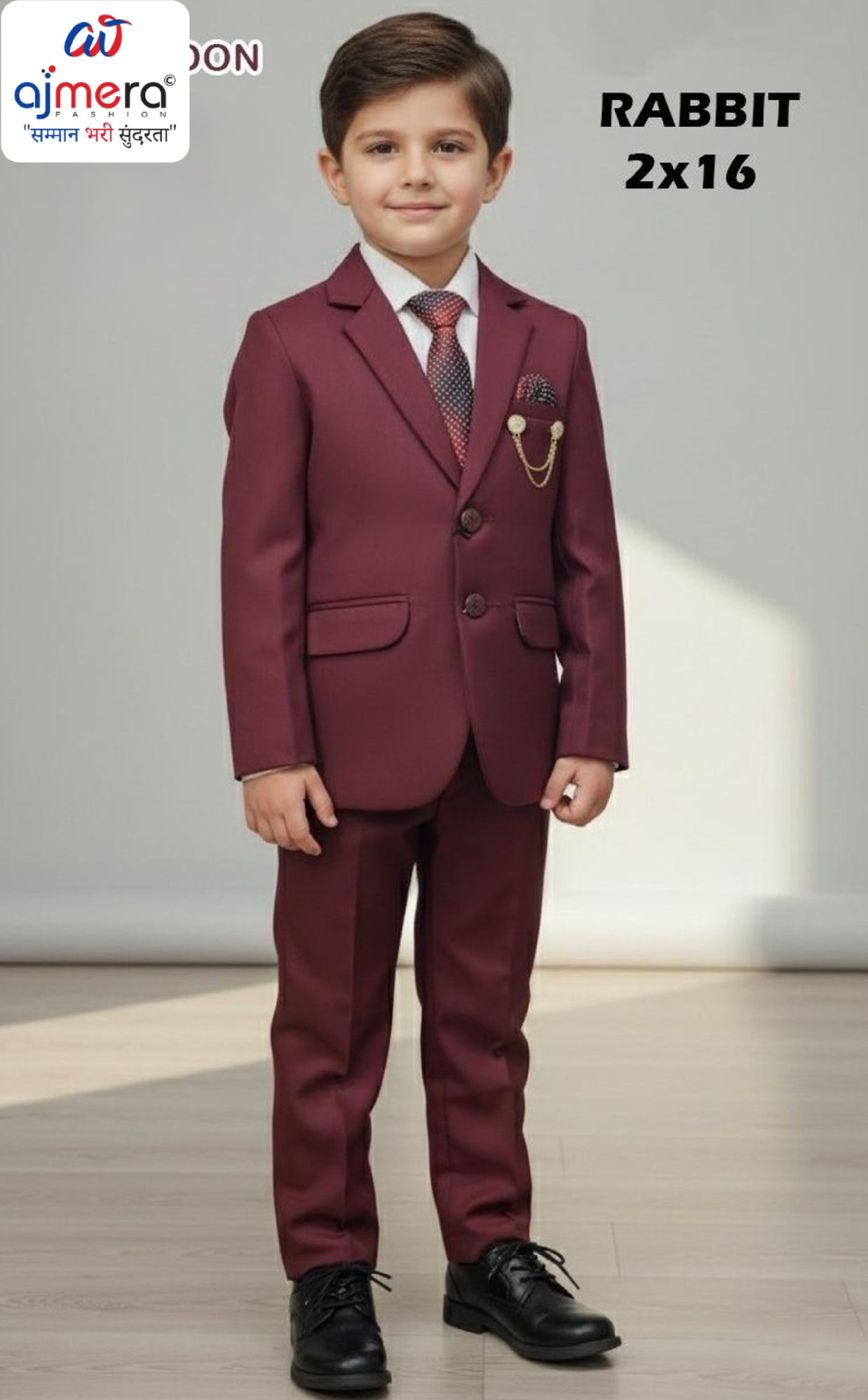 Wholesale Boys Coat Pant Set for Retail Stores | JDW-RABBIT-5X6X7