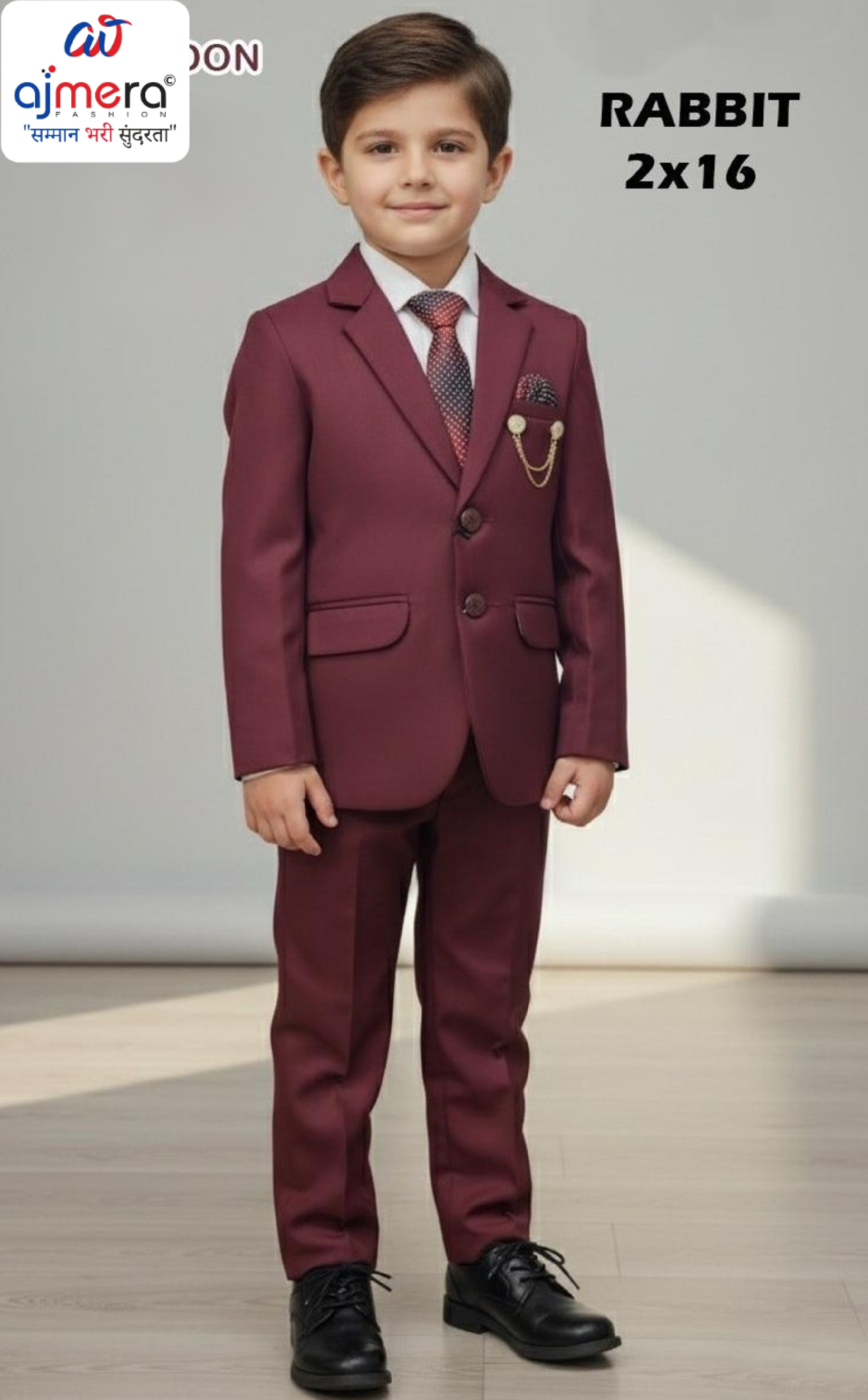 Wholesale Boys Coat Pant Set for Retail Stores | JDW-RABBIT-5X6X7