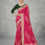 Premium Jacquard Silk Saree with Matching Blouse Piece for Ethnic Celebrations | DNA-DREAM LIGHT