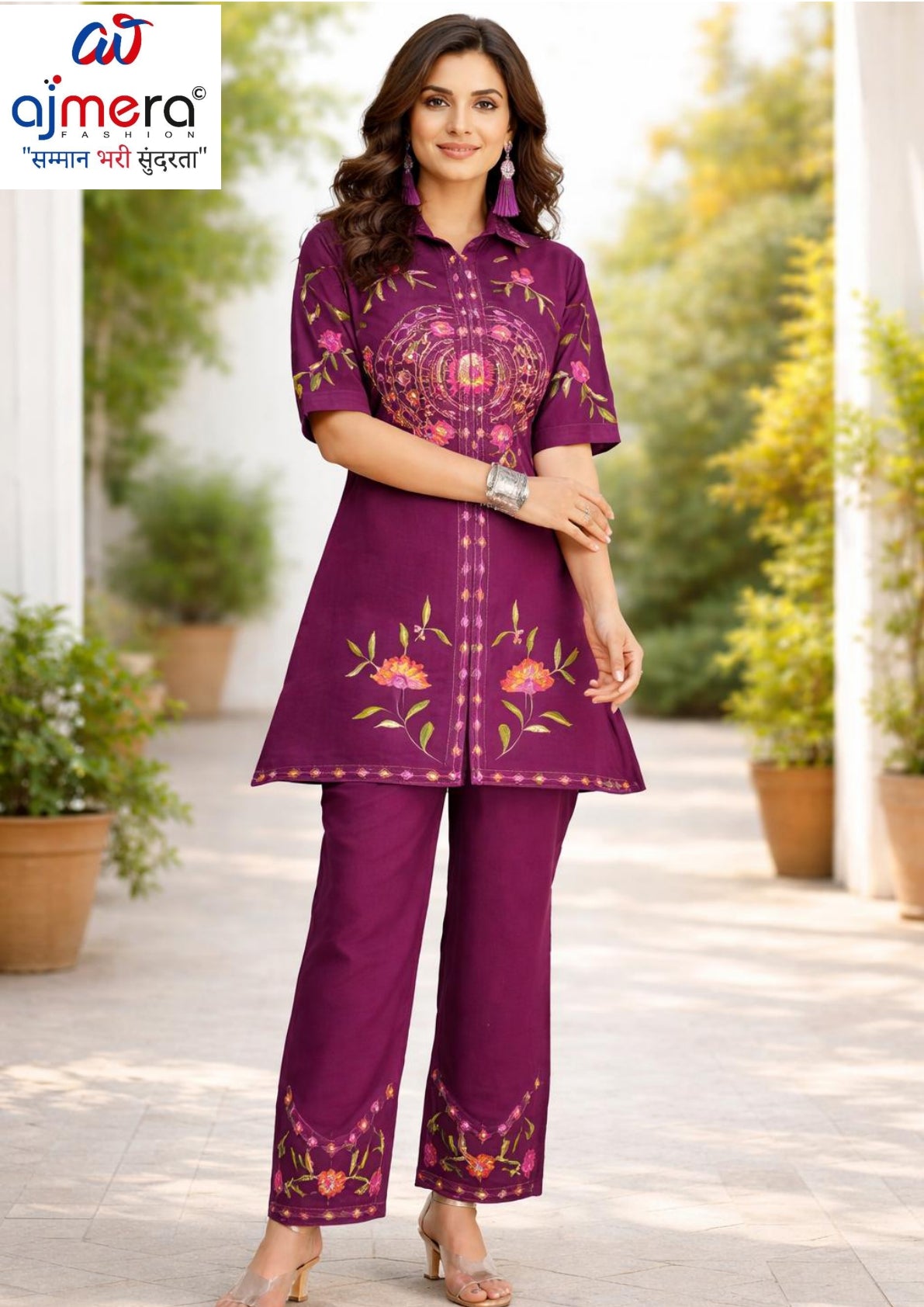 Designer Premium Co-Ord Kurti Set for Women | VRA-8059