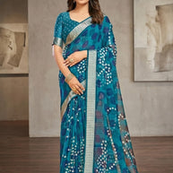 Contemporary Printed Saree with Blouse Piece for Premium Wear  | RDD-HIMANI VOL-02