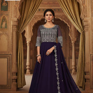 Elegant Designer Party Wear Gown for Women | PNC-1097