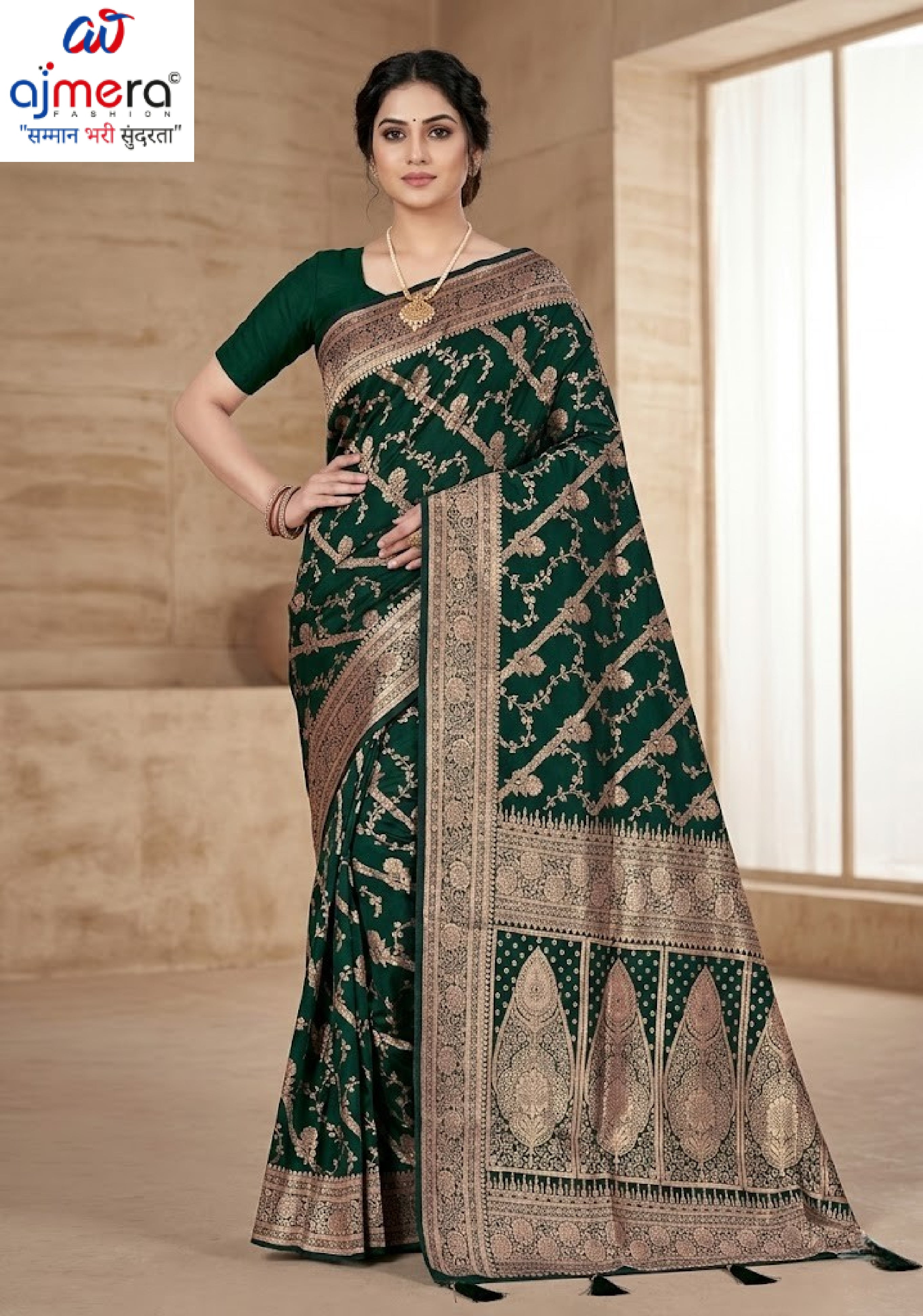 Exclusive Jacquard Silk Saree with Blouse Piece for Premium Cultural Wear | TUL-HANSJODA SILK VOL-46