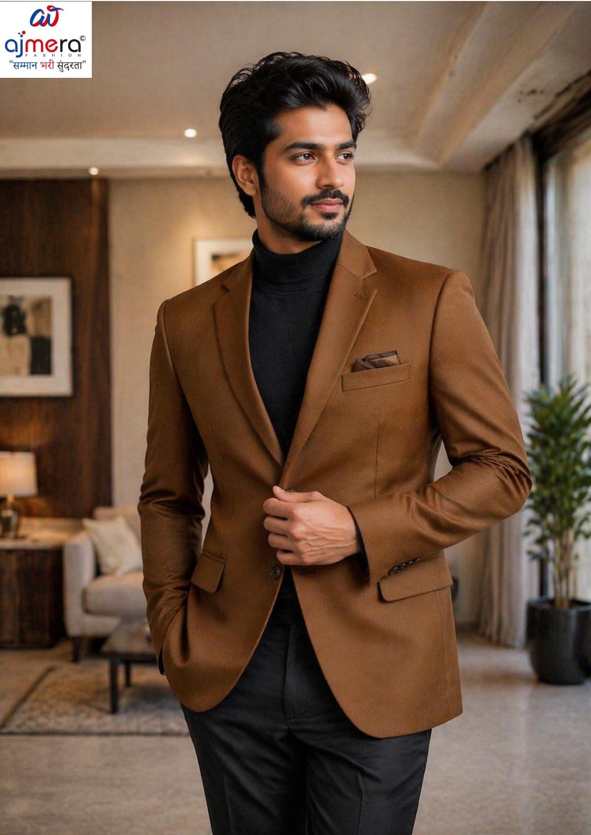 Premium Men’s Formal Blazer for Business & Party Wear | SNA-MBC12713