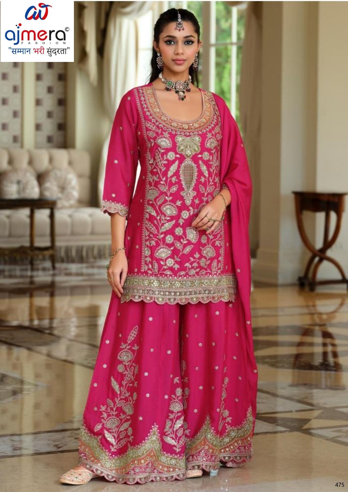 Designer Premium Luxury Kurti Set for Women | INDO-ST9KH271