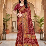 Vichitra Print Loose Saree with Blouse for Premium Ethnic and Traditional Wear | TTS-AKSARA VOL-39