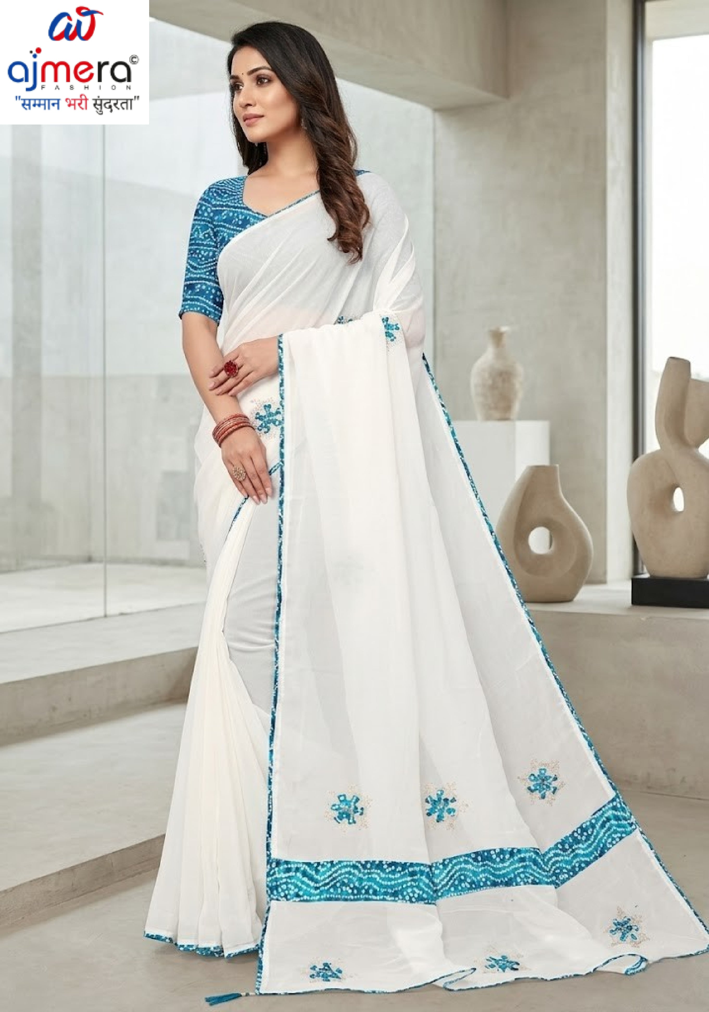 Exclusive Printed Saree with Blouse Piece for Elegant Ethnic Look  | SSR-EFFORT