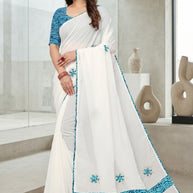 Exclusive Printed Saree with Blouse Piece for Elegant Ethnic Look  | SSR-EFFORT