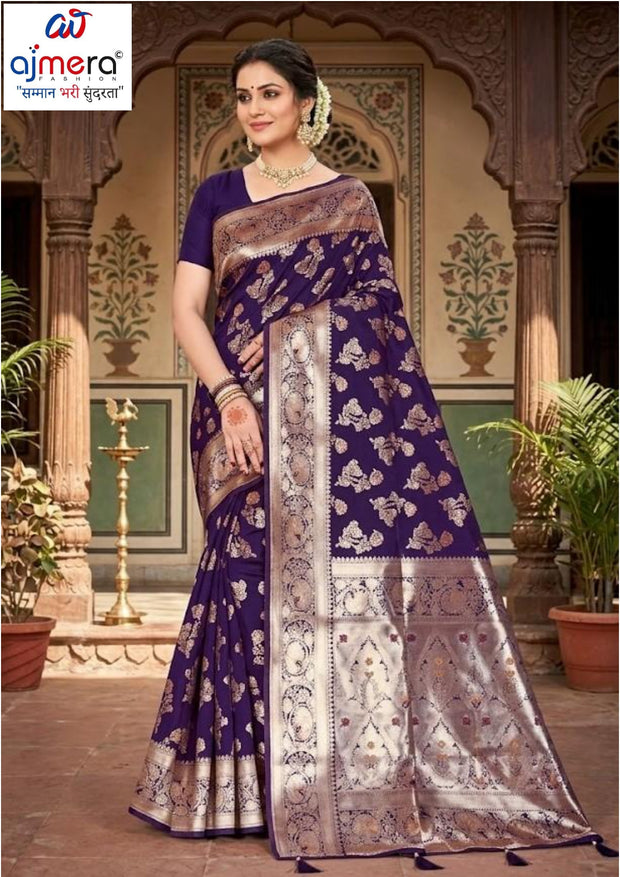 Elegant Jacquard Silk Saree with Designer Blouse Piece for Festive Elegance | TUL-CLEAR SILK VOL-05