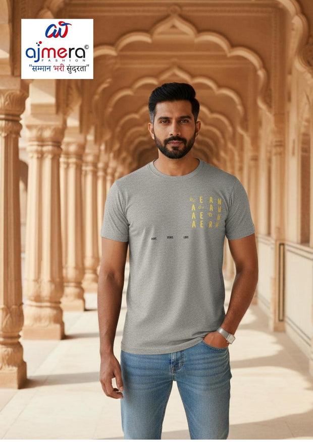 Mens T-Shirt Manufacturer India | BPSS24TEE153