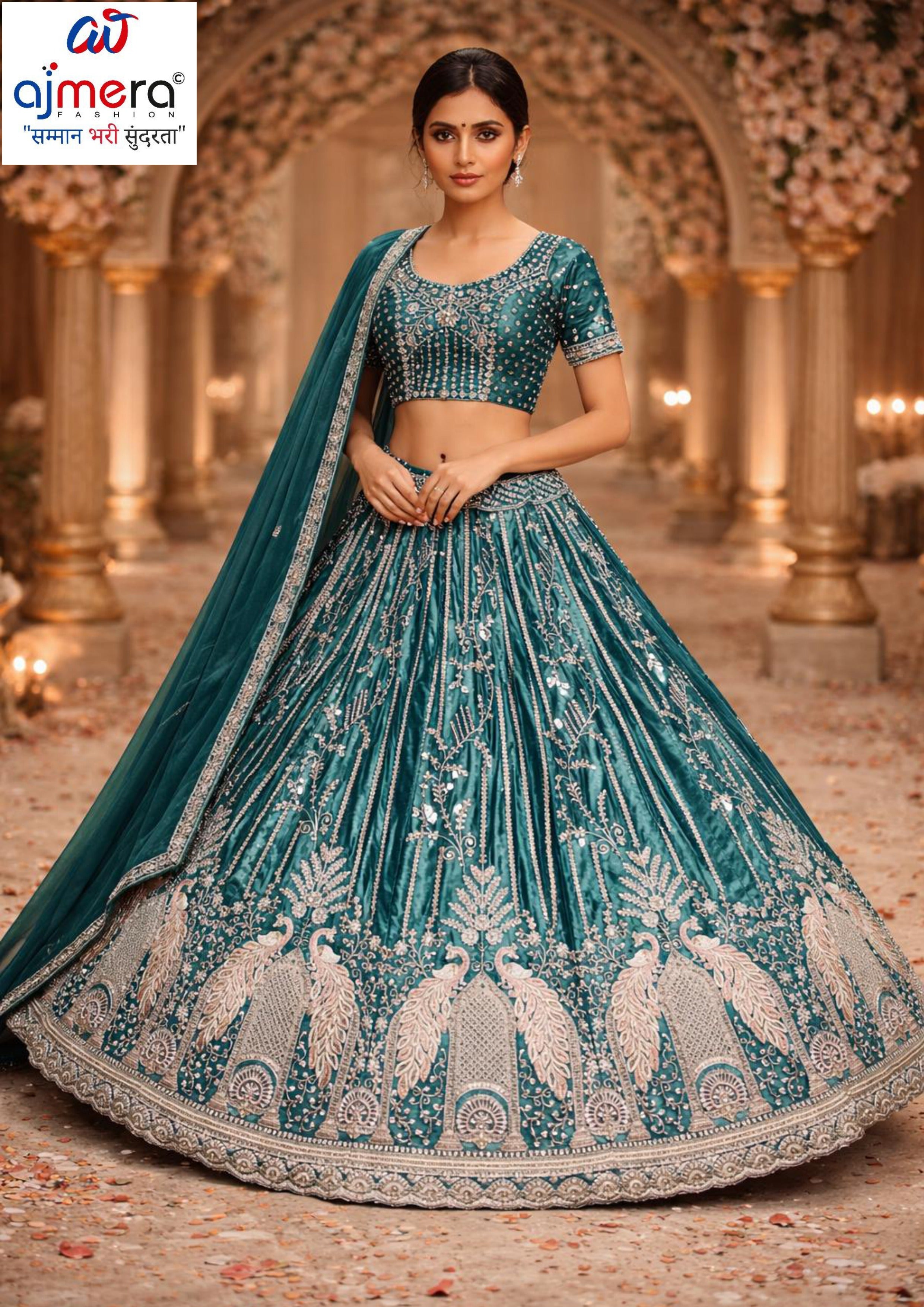 Fancy Beads Work Lehenga Choli Manufacturer Supplier Exporter|ADD-BEST OF LUCK