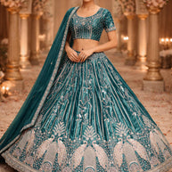 Fancy Beads Work Lehenga Choli Manufacturer Supplier Exporter|ADD-BEST OF LUCK