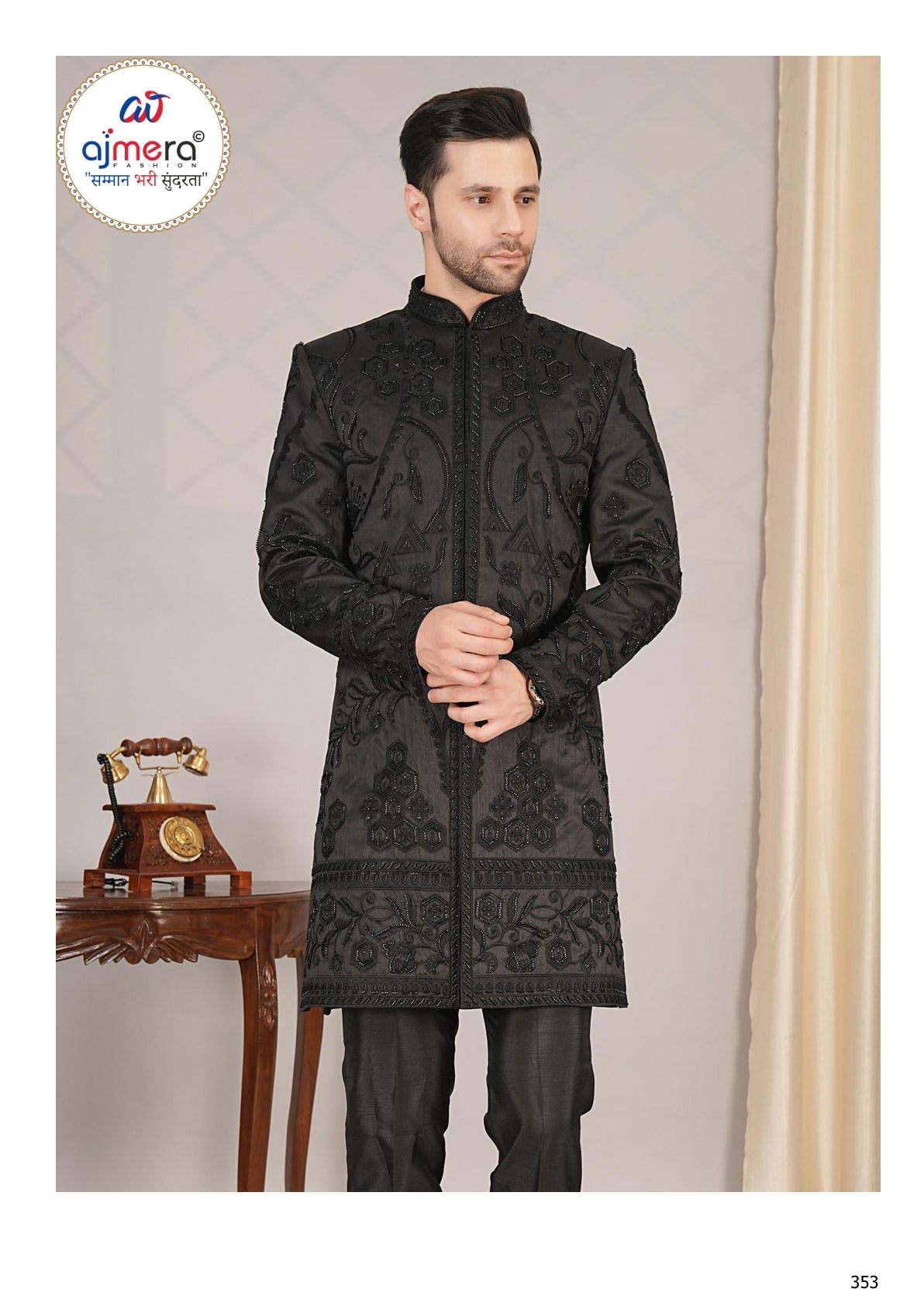 Premium Men's Indo Western for Wedding & Party Wear | SNA-MIN11453