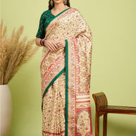 Ganga Silk Saree with Blouse for Premium Ethnic and Designer Wear | ALL-GANGA-27