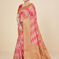 Exclusive Jacquard Silk Saree with Blouse Piece for Premium Cultural Wear | TUL-AMRIT VATIKA COTTON