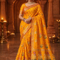 Traditional Heritage Saree with Blouse Piece for Premium Ethnic and Traditional Wear | SXS-1674