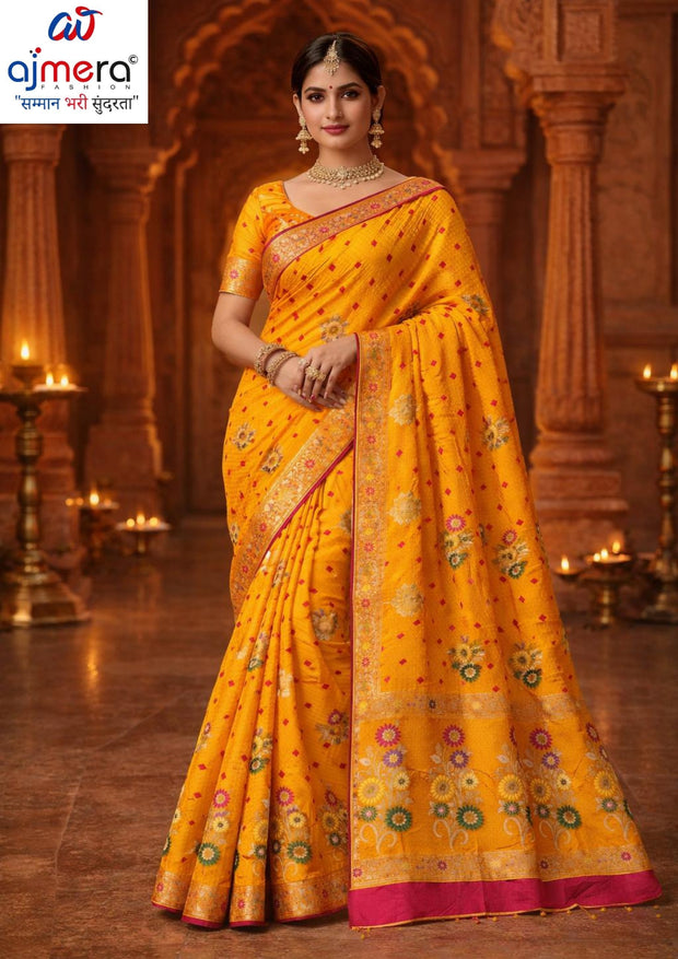 Traditional Heritage Saree with Blouse Piece for Premium Ethnic and Traditional Wear | SXS-1674