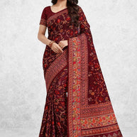Weightless Print Loose Saree with Blouse for Premium Ethnic and Traditional Wear | MVN-NEW CHAPTER